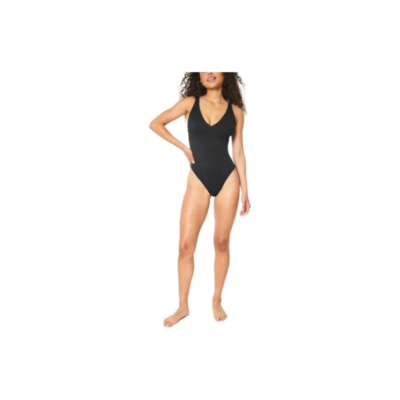 Hollister One-piece Swimsuit Women's Black-1