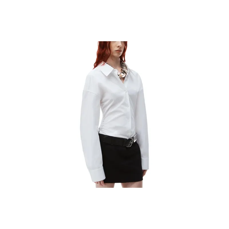 Alexander Wang Cinched Straight Hem Shirt-4