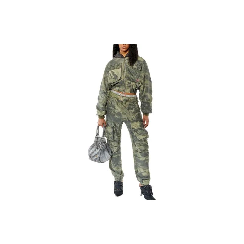 DIESEL G Khlo Camouflage Bomber Jacket 'Army Green'-1