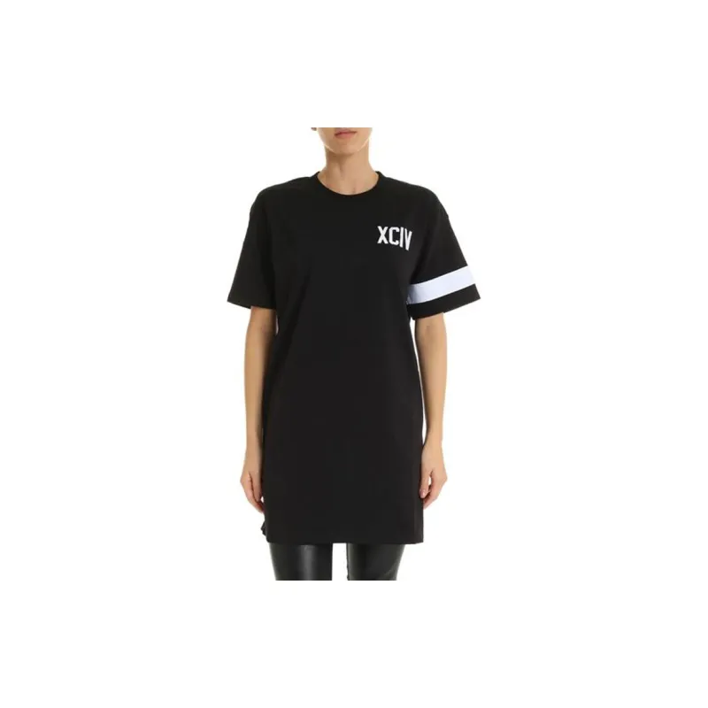 GCDS Short Sleeved Dresses Women's Black-2