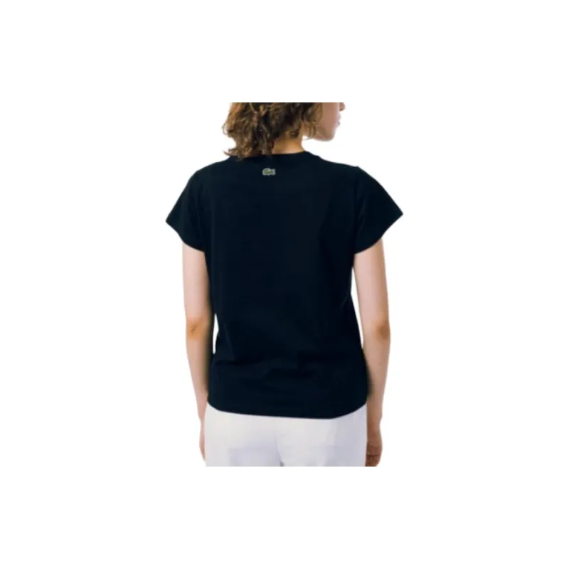 LACOSTE T Shirts Women's Black-5