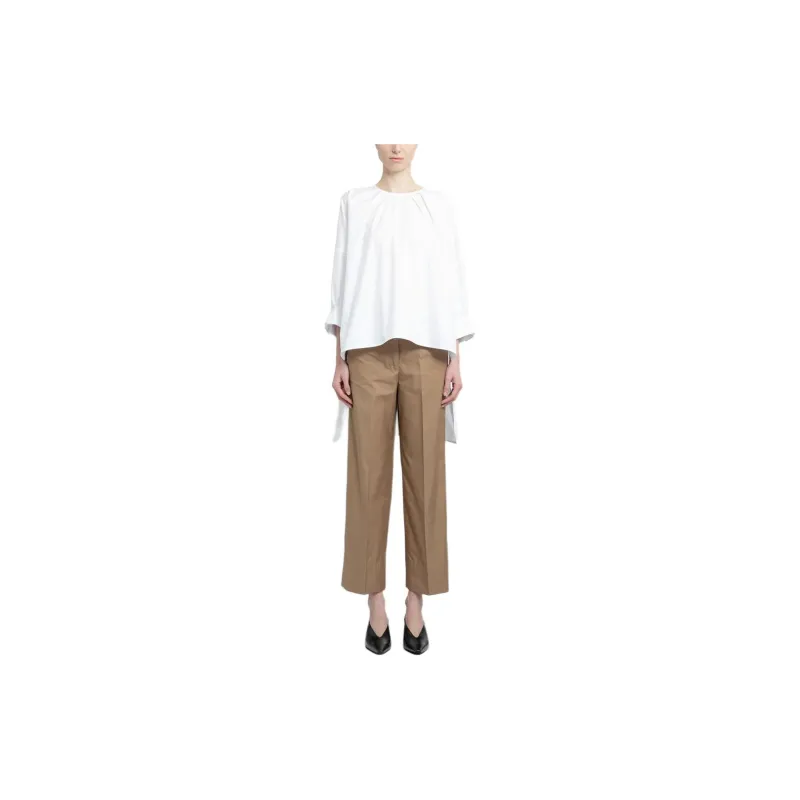 'S MAX MARA Drawstring Wide Leg Pants-3