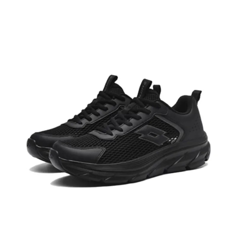 LOTTO Slip Resistant Low Top Running Shoes Men's Black-1