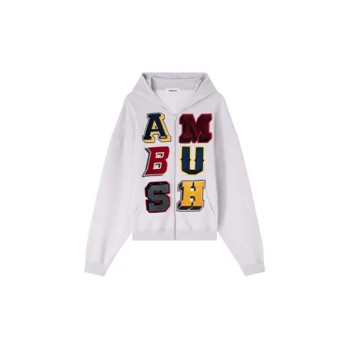 AMBUSH Logo-patch Zip-up Hoodie