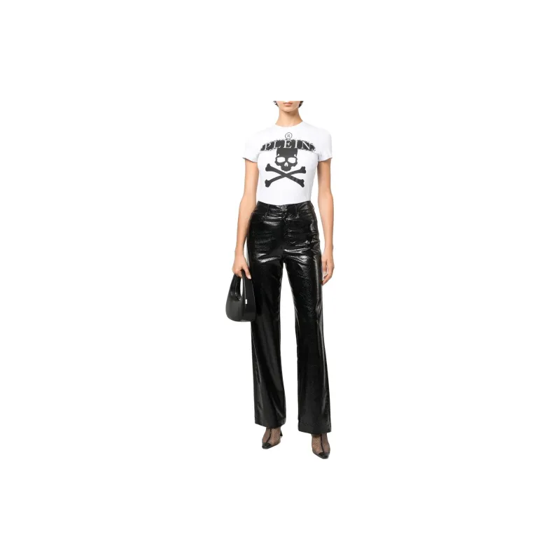 PHILIPP PLEIN Skull print Short sleeve T shirt-1