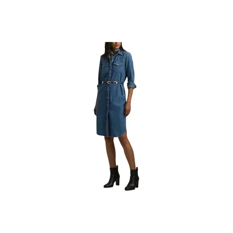Ralph Lauren Denim Midi Dress-1