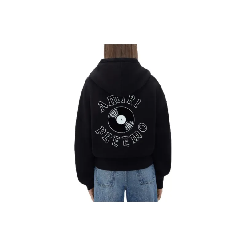 AMIRI Logo Printed Sleeved Hoodie-3