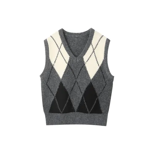 3COLOUR Knitwear Women's Profound Gray Geometry