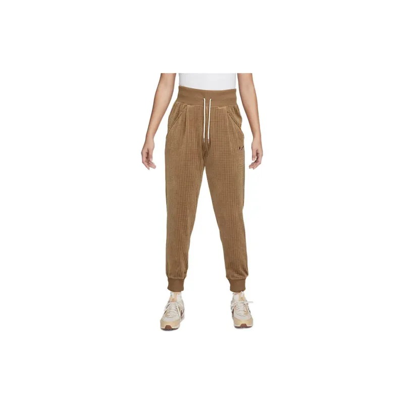 Nike Knitted Sweatpants Women's Yale Brown/Ironstone-3
