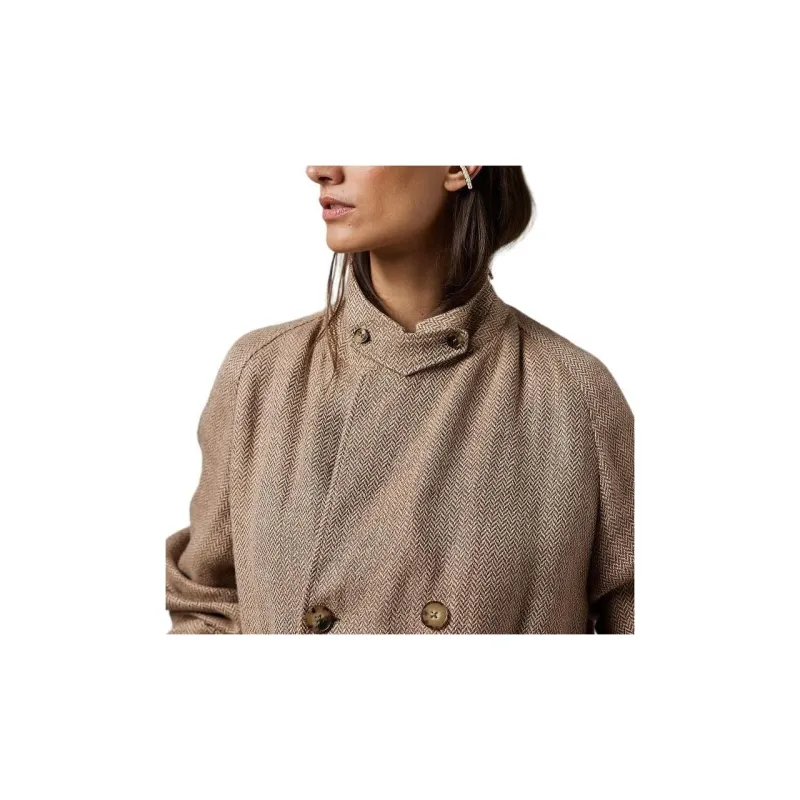 Ralph Lauren Collection SS24 Coats Women's Cream-5