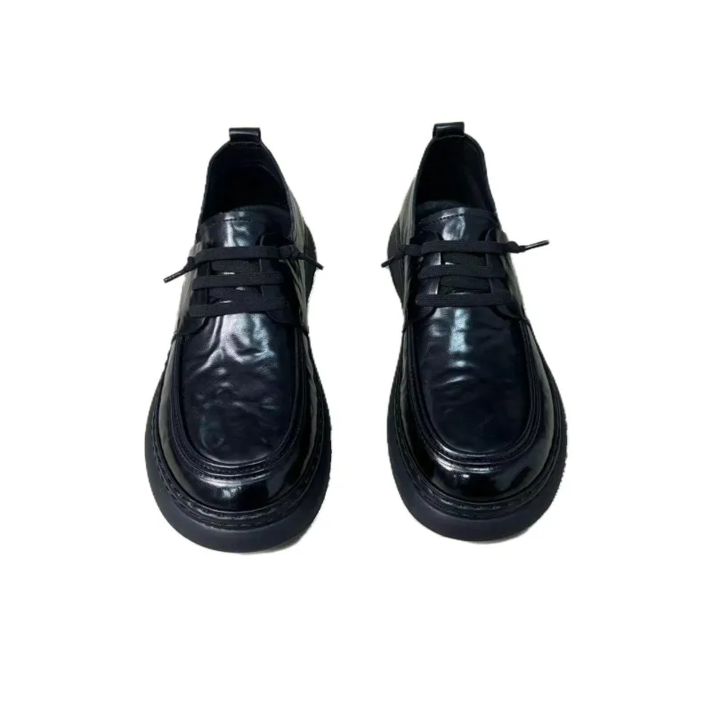 Mo Xu Lace Up Casual Shoes Men's Black-2