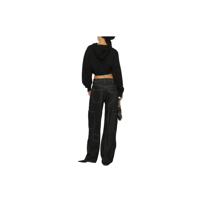 FENDI SS22 Sweatshirt Women's Black-2