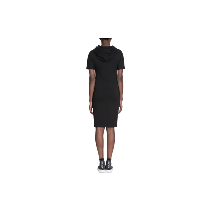 MOSCHINO Short Sleeved Dresses Women's Black-1