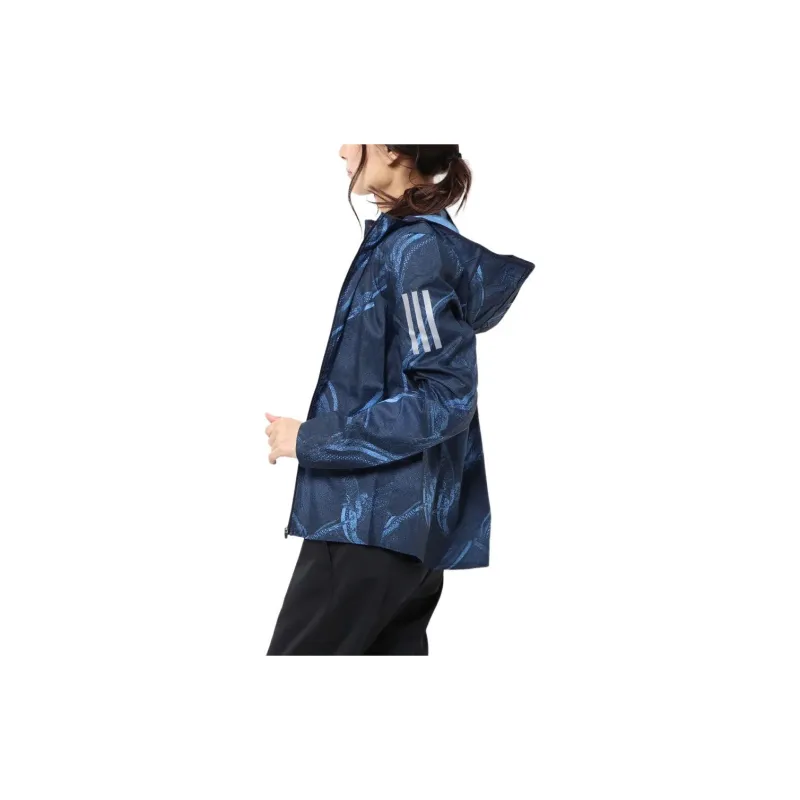 Adidas W Own The Run Jackets & Coats Women's Marine Blue-3