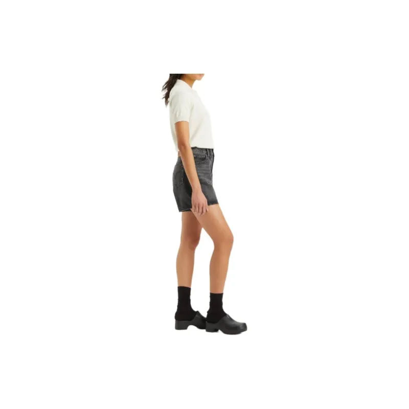 Levi's Denim Shorts Women's Black-3