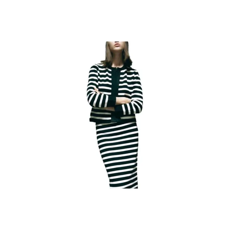 ZARA Knitwear Women's Black/White-2