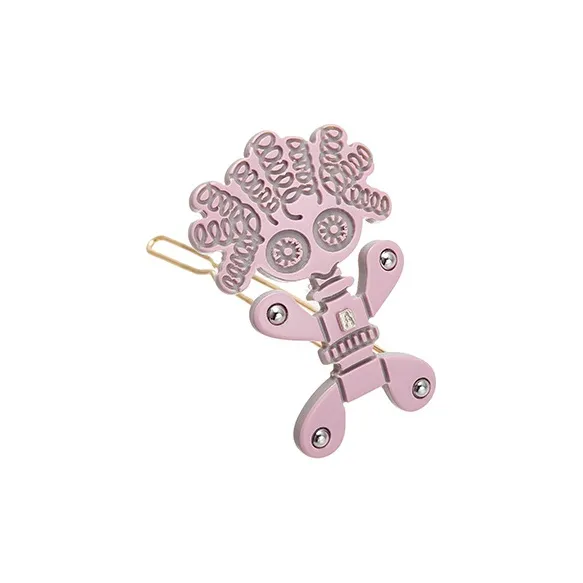 ALEXANDRE DE PARIS Mini Robot Cute Edge Clips Hair Accessory Headpiece Women's-2