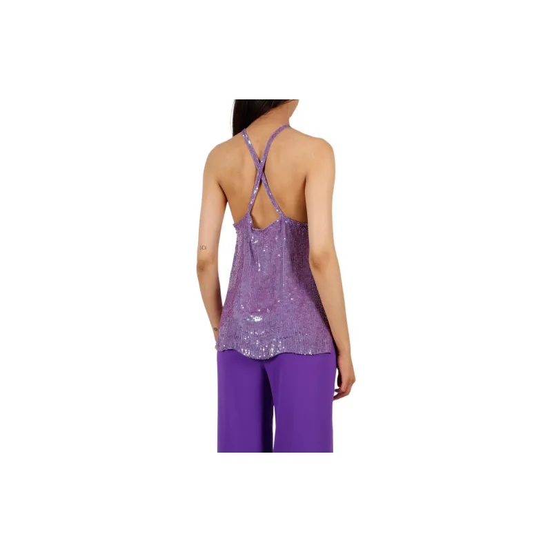 PAROSH Camisoles Women's Purple-2
