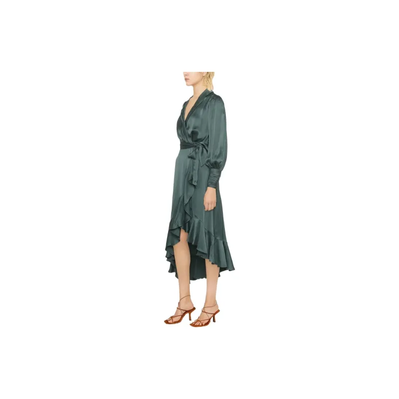 Zimmermann Long-Sleeved Dresses Women's Dark Green-3