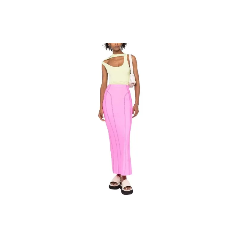 Jacquemus Casual Long Skirts Women's Pink-1