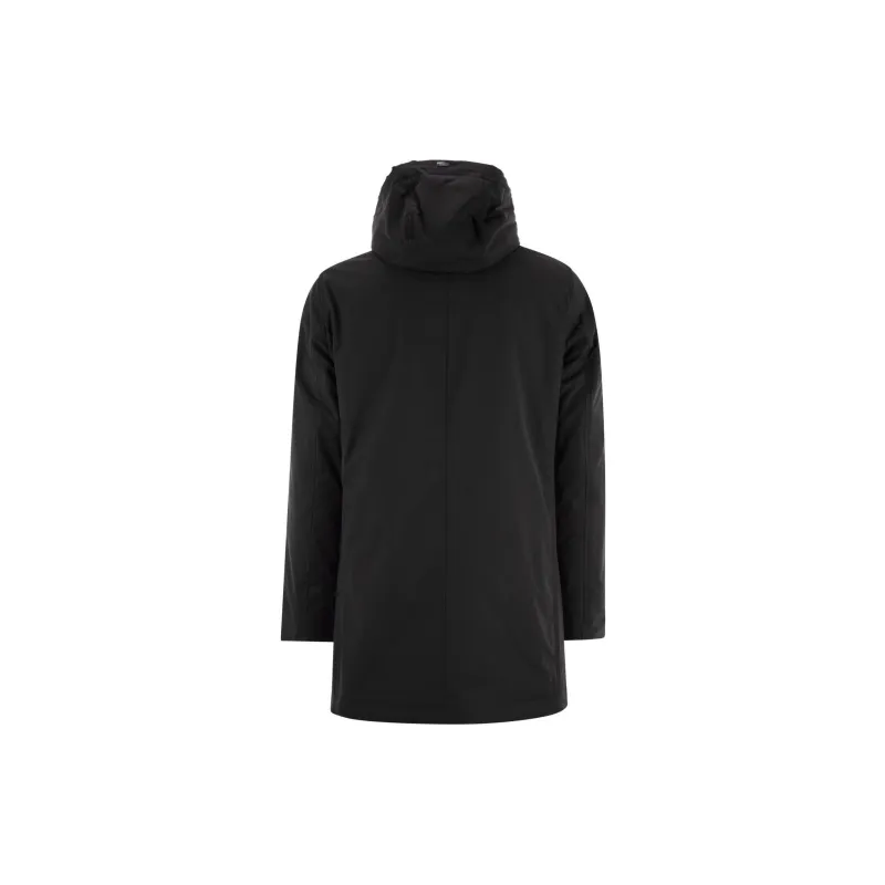 HERNO Keystone High Neck Hooded Coat-1