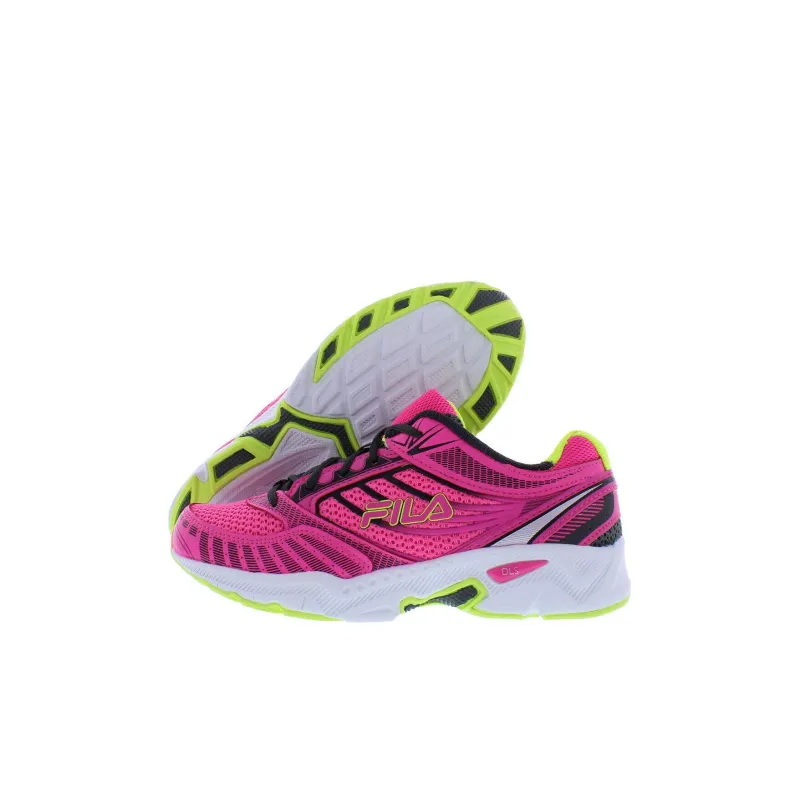 FILA KIDS Reckoning 5 Anti Kick Cushioning Low Top Running Shoes Pink Kids'-2