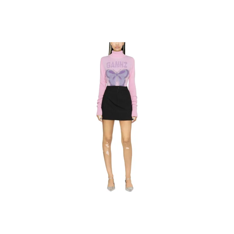 GANNI Sweaters Women's Pink-3