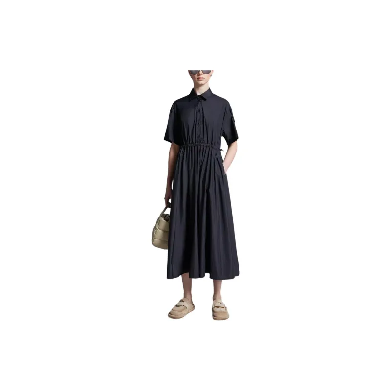 Moncler Press stud Poplin Shirtdress-3