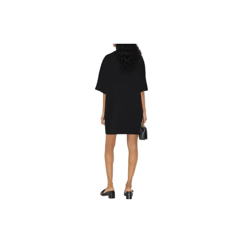 Burberry Short Sleeved Dress Women's Black-2