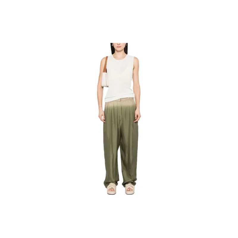 PRADA Gradient Twill Palazzo Pants-1