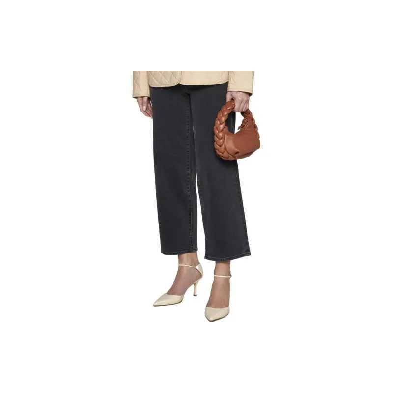 TOTEME Cropped Wide Leg Jeans-3