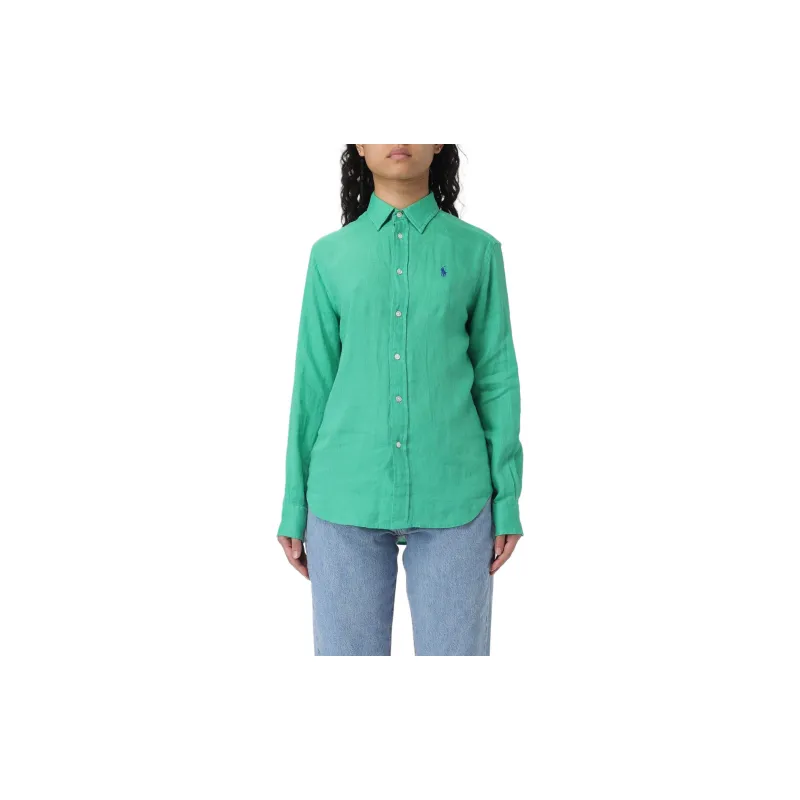 Polo Ralph Lauren SS24 Shirt Women's Green-2