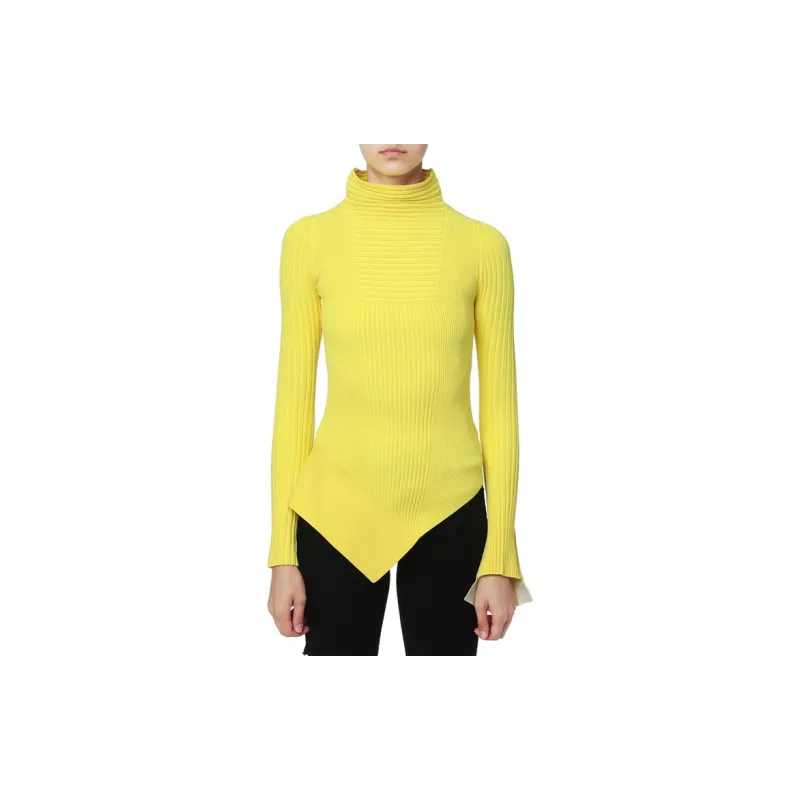 OFF WHITE Asymmetric Knitted Top-1