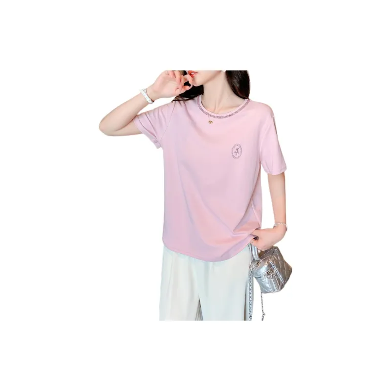 Juden Choi T Shirt Women's Pink-2