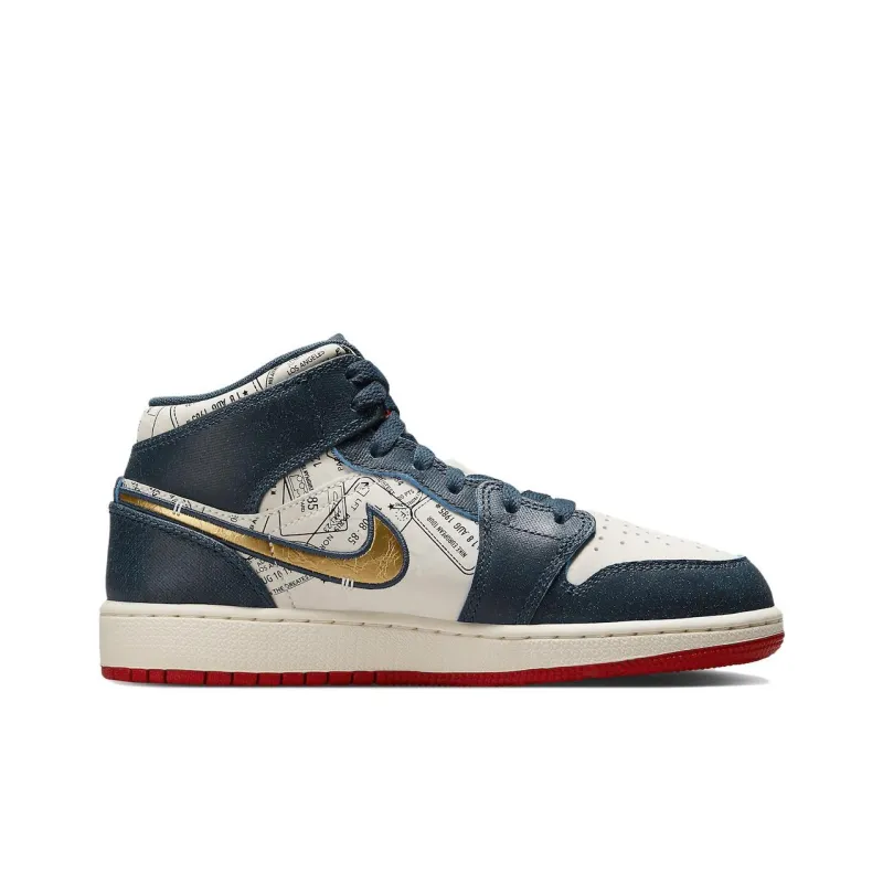 Air Jordan 1 Mid SE Take Flight GS-1
