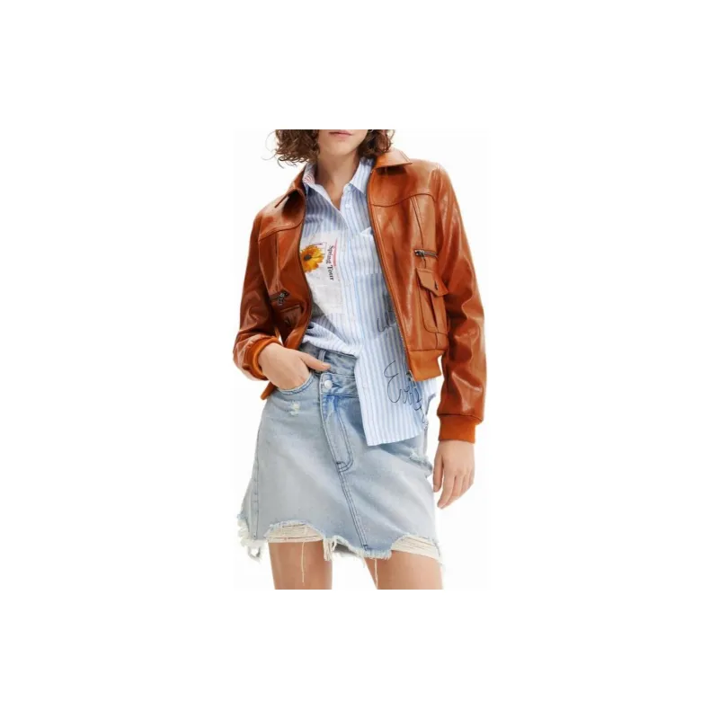 Desigual Jackets & Coats Women's Orange-1