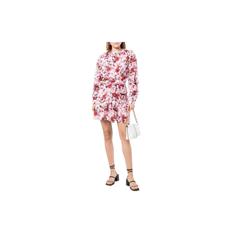 IRO NIGHT Long-Sleeved Dresses Women's Pink-1