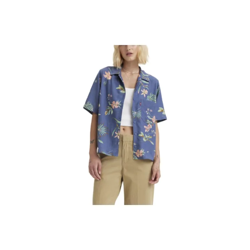 Levis Shirts Women's Blue-2