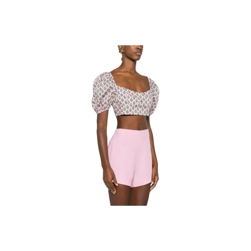 MC2 Saint Barth Delia Cropped Blouse-2