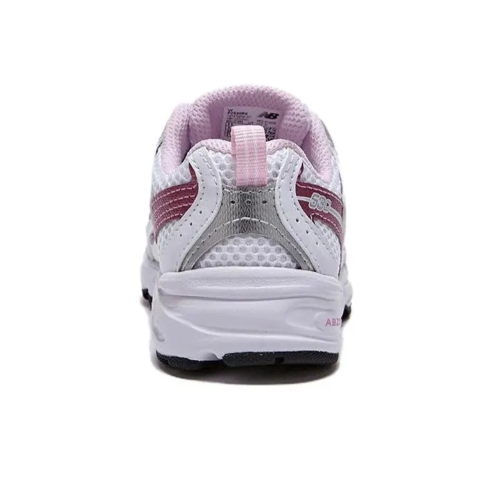New Balance NB 530 Abrasion Resistant Shock Absorbers Low Top Kids' Running Shoes Silver Purple Kids'-5