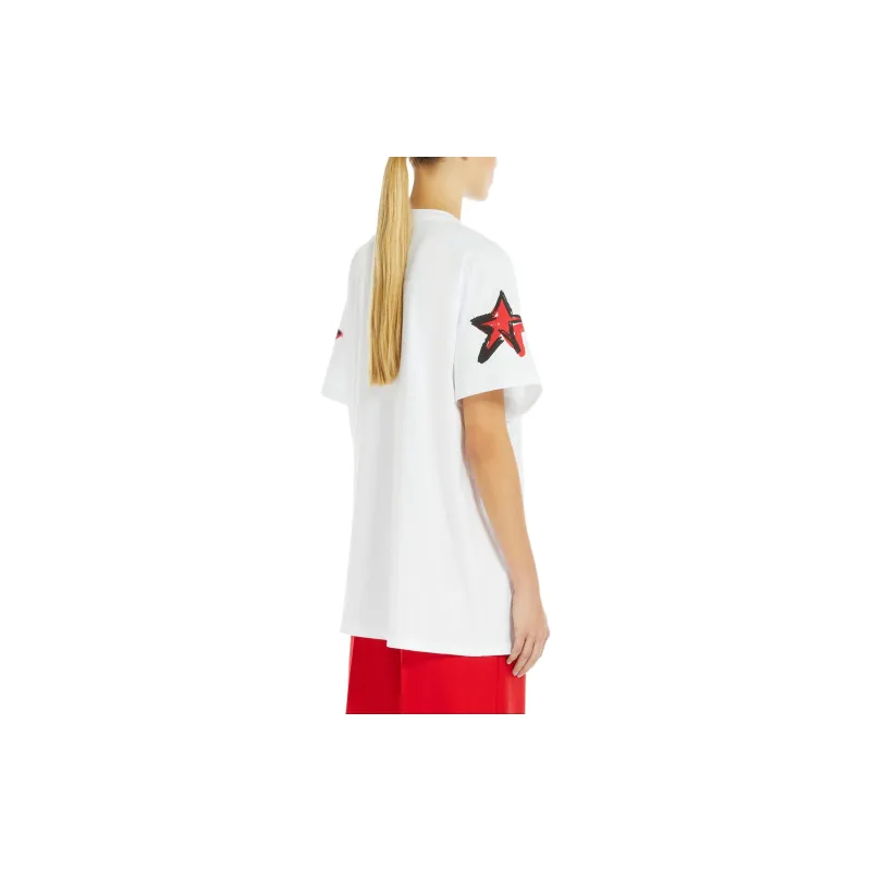 MaxMara Graphic Printed Crewneck T Shirt-3
