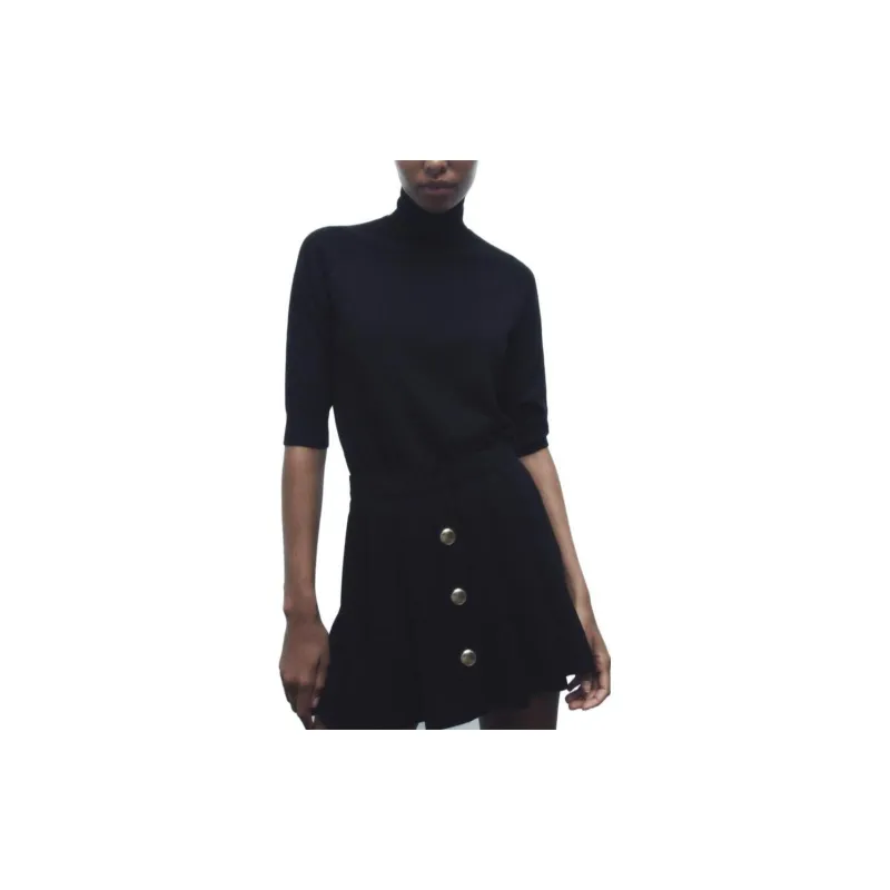 ZARA Casual Shorts Women's Black-4