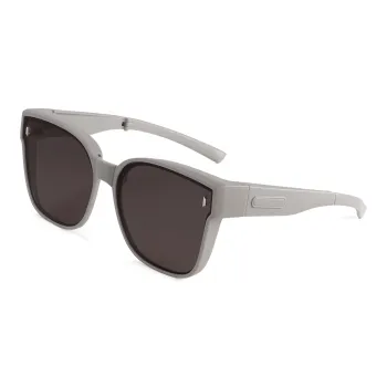 Sha Lehua TR/Memory Plastic Square Sunglasses Unisex