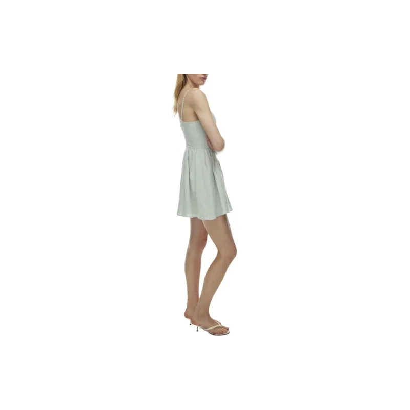ARITZIA Wilfred Influence Linen Mini Dress Slip Dresses Women's Cool Iced Mint-4