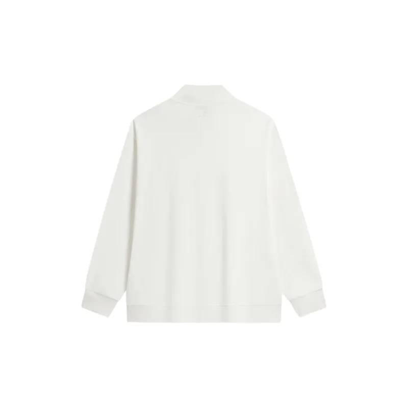 XTEP Sweatshirt Unisex Antique White-1