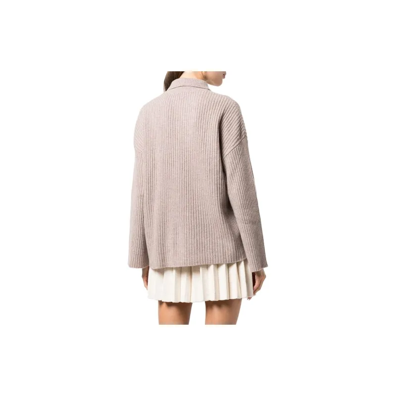 Reformation Fantino Cashmere Collared Cardigan-2