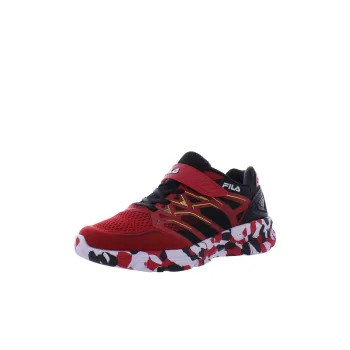 FILA KIDS Wanderun Durable Breathable Low-Top Kids' Running Shoes Red Black Kids'