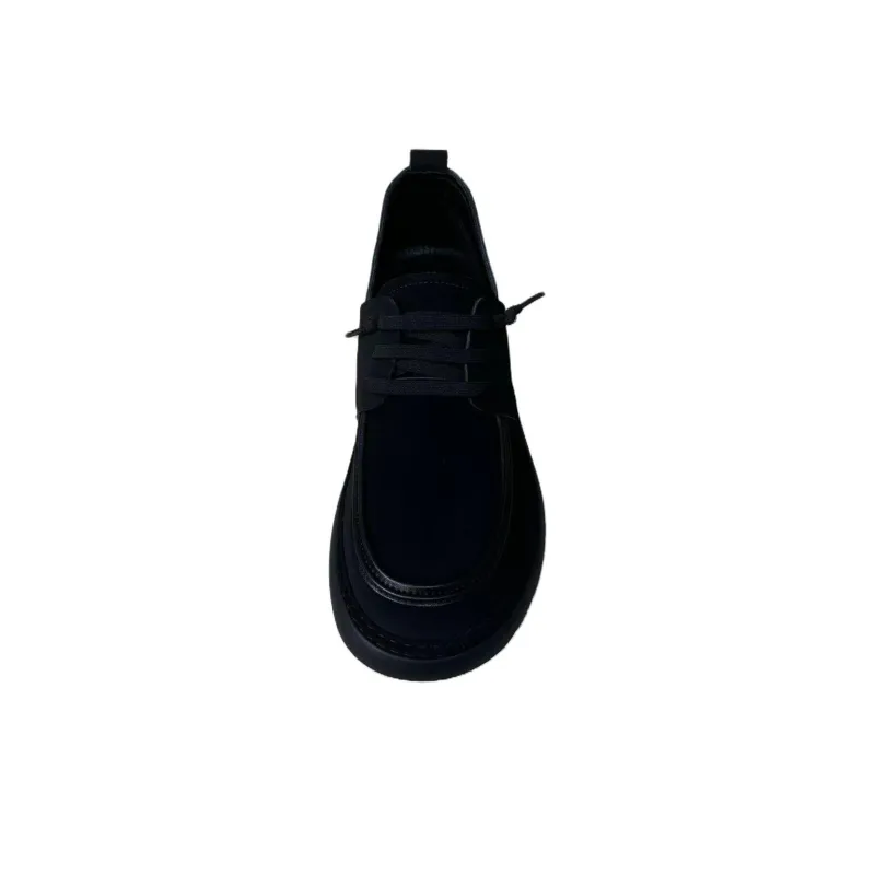 Mo Xu Men's Casual Shoes Men Low Top Black-3