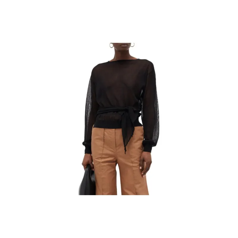 Lemaire Regular T Shirt Women's Black-5