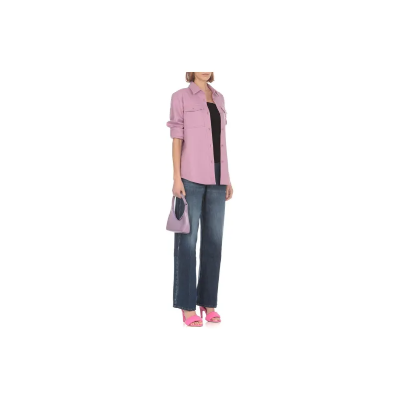 FRAME High Waist Wide Leg Jeans-1
